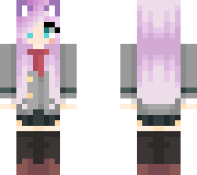 purple neko x  bnha