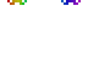 rainbow twig crown - base