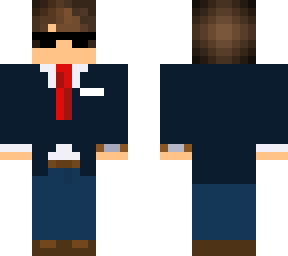 epic suit glasses | Minecraft Skin