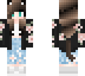 flower cat girl