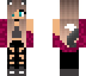 pink jacket wolf girl