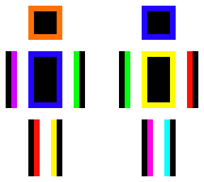 rainbow figure