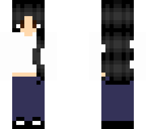 black-haired girl