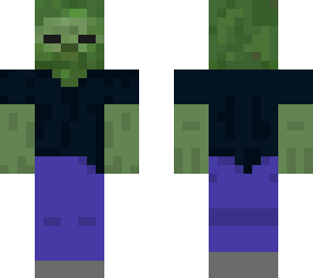 black shirt zombie