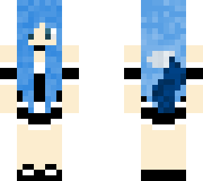 blue, purple galaxy princess alpha, maid outfit