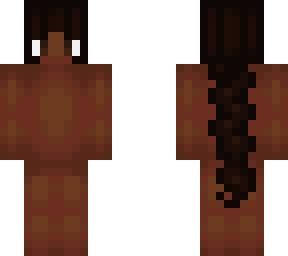 long dark brown braid hair base