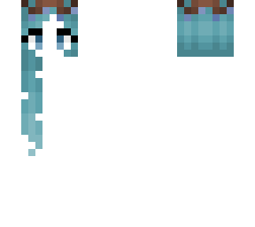 oasis enchanted hair - pastel blue - left sided - twig crown