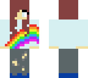 rainbow girl