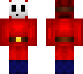shy guy with a face under his mask
