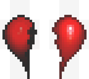 Broken Heart Aka Balloons Xd Minecraft Skin broken heart aka balloons xd