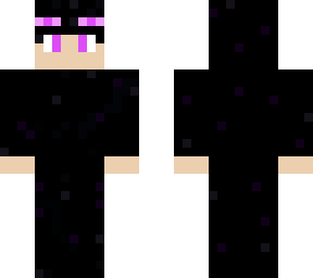 caleb's enderman onesie