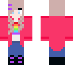 cute rainbow girl