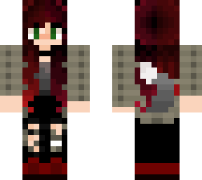 edited red head wolf