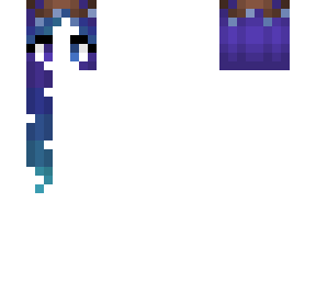 enchanted hb - pastel blue purple teal fade - left sided - twig crown