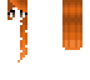 hair base - orange redhead - long right side
