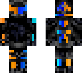 master chief blue and orange