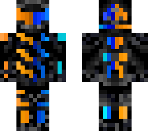 master chief blue and orange