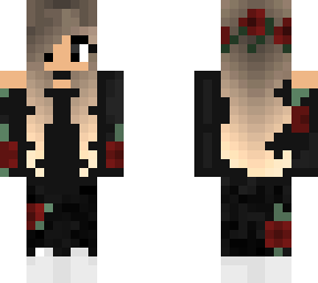 rose goth girl