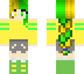 yellow x green girl