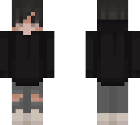 black hoodie