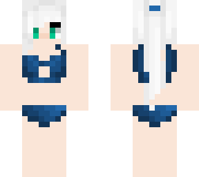 blue bikini girl