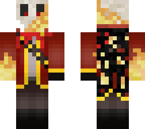 burning horse man