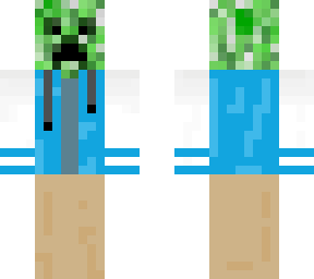 creeper in cool jacket blue
