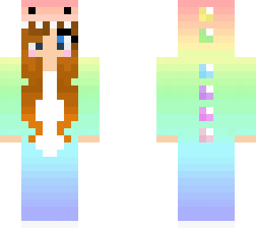 ginger girl rainbow dinosaur onesie