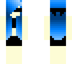 girl with blue hair *has blindfold on beacuse is sad*