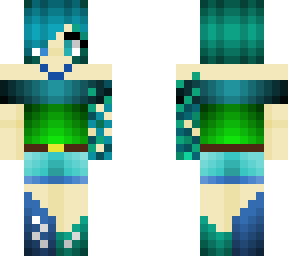 green blue girl 2.0(ocean fighter)