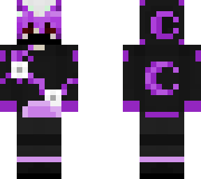 purple and black hoodie boy