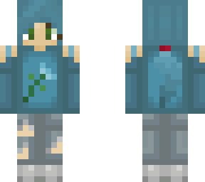 basic blue girl