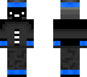 blue and black skin