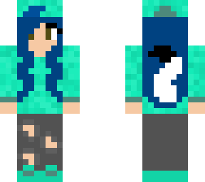 blue wolf girl