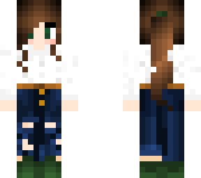 casual girl green