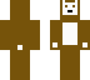 furry suit brown
