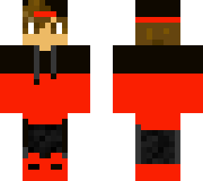 red hoodie