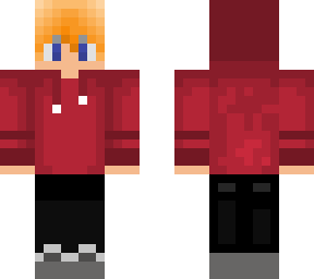 boy red hoodie