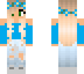 flower crown (blue)