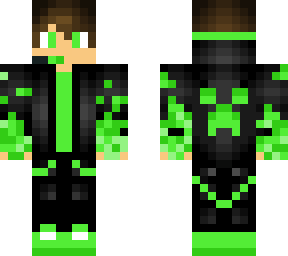 neon green gamer boy