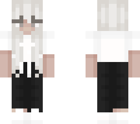 blonde hair black and white girl skin