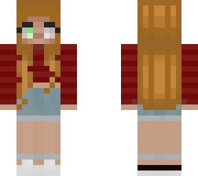 girl with half color eyes brown hair