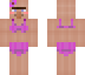 pink bikini villager
