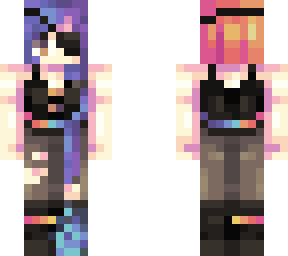rainbow pirate girl
