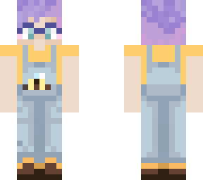 bee penny in overalls