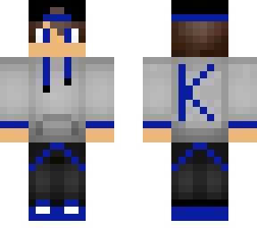 blue gamer boy with a hat