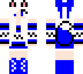 blue girl