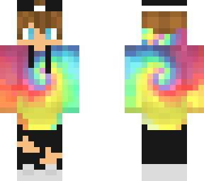 boy in tye-dye sweatshirt