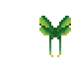 butterfly wings - grasshopper shading - long tip wings
