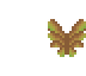 butterfly wings - orange yellow and green - autumn wings
